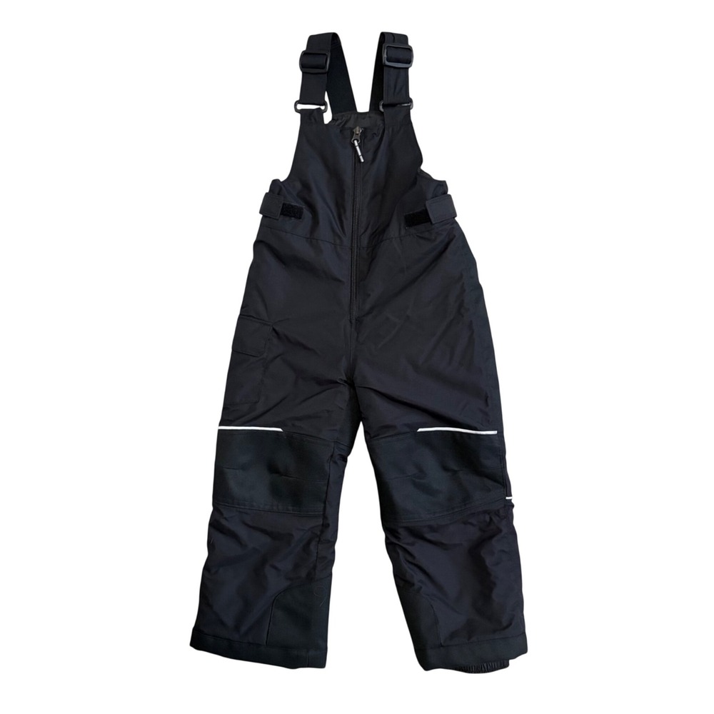 COLUMBIA Adventure Ride Insulated Snow Ski Bibs Pants 4T Unisex Black Waterproof